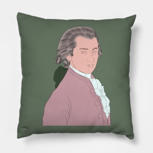 Wolfgang Amadeus Mozart - Portrait Pillow