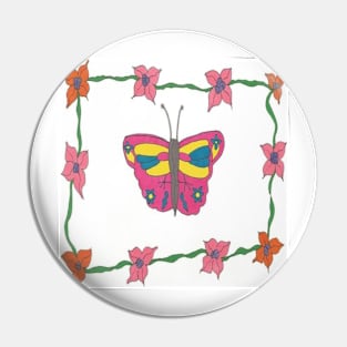 Pretty Spring Butterfly Pin