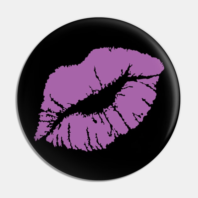 KISSING LIPS-LIGHT VIOLET MAGENTA Pin by SELcustoms