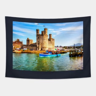 Caernarfon Castle Boat Trip Tapestry