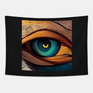 Eagle Eye in Bright Colours Tapestry