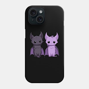 Cute Bat Couple Phone Case