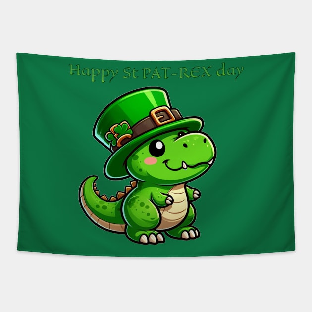 Saint Pat-rex day Tapestry by Dannysdesigns80 