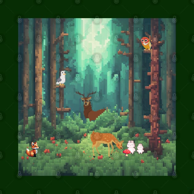 Pixel Forest by Kacper O.