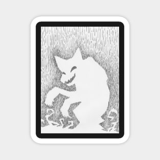 Wolf Haunt Magnet