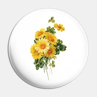 Yellow Daisies Pin