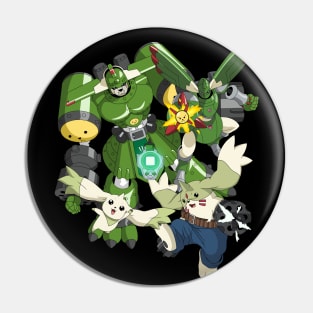 Digital monsters Pin