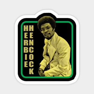 Herbie Hancock-- Retro Jazz Music Fan Design Magnet