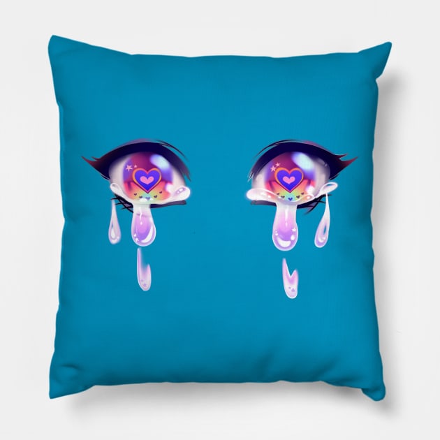 SUNSET EYES Pillow by bekkie