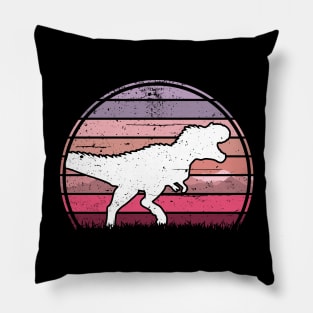 Tyrannosaurus Sunset Pillow