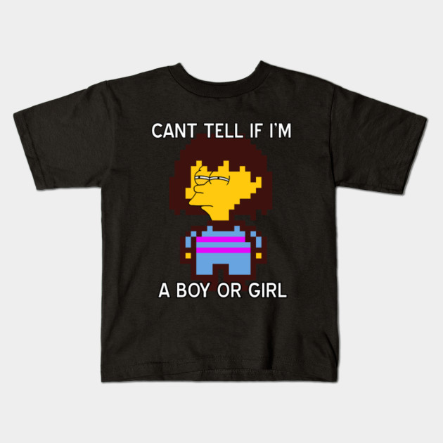 Undertale Fry Frisk Cant Tell If Boy Or Girl Meme Fry Kids