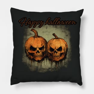 happy halloween, pumpkin Pillow