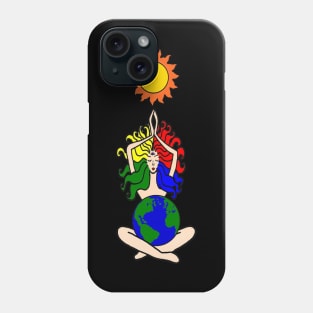 Elemental Sun Goddess Phone Case