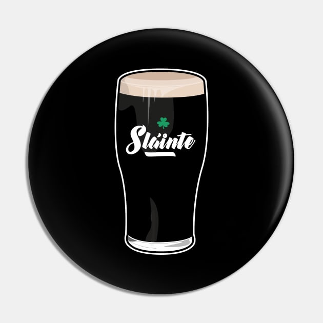 Sláinte St Patricks Day Pin by Hixon House