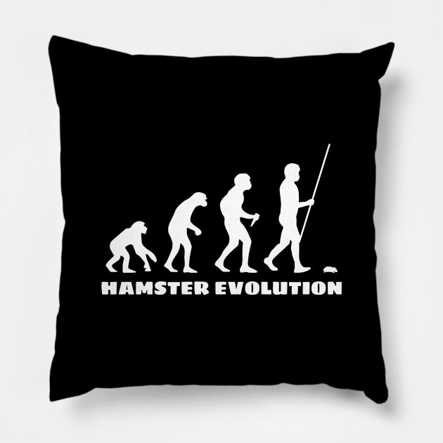 Hamster Evolution Pillow by ninarts