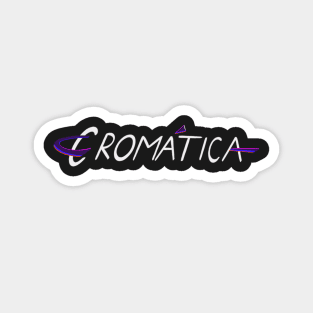 Cromática logo versión en negro Magnet