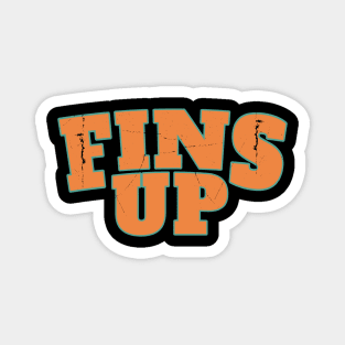 fins-up Miami Dolphin Magnet