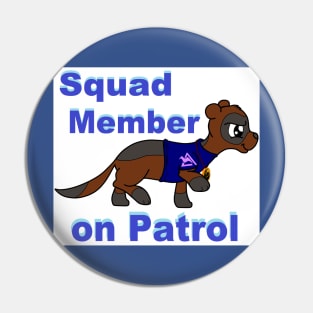 Squad Member on Patrol Pin