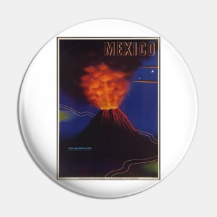 Mexico Volcano Pin