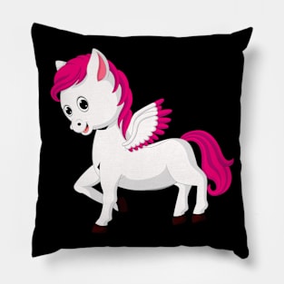 Sweet unicorn with wings Pillow