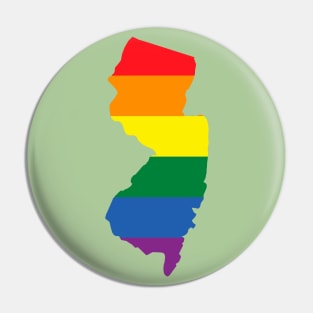 New Jersey state pride shirt Pin