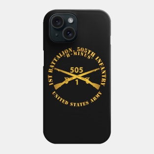 1st Bn, 505th Infantry Regiment - H-MINUS - Branch X 300 Phone Case