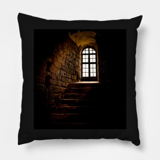 A  Window Within The Castle Keep Pillow