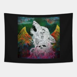 Wolf Spirit Animal Tapestry