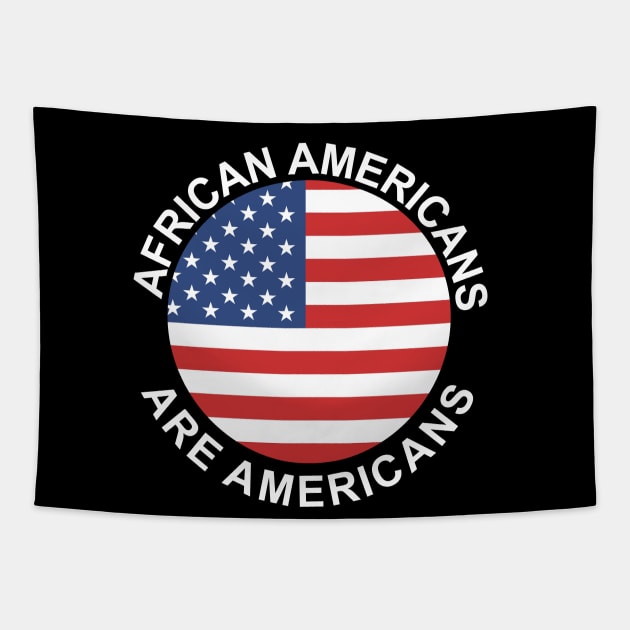 I am an American / Black Americans Are Americans / ,Mitch McConnell Tapestry by CLOCLO