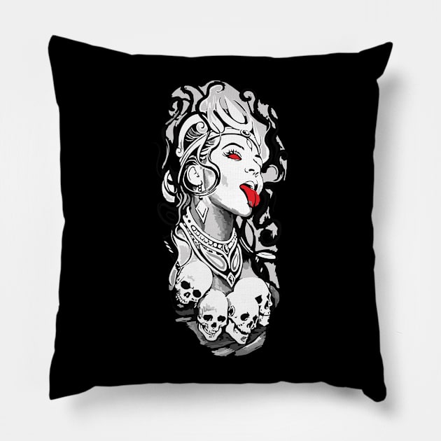 medusa Pillow by Suwitemen