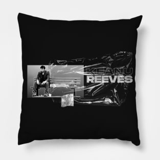 Sad Keanu Reeves ∆ Aesthetic Design Pillow