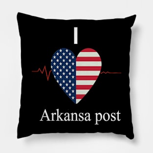 Arkansa post Pillow