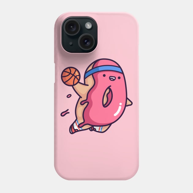 Pink Dunkin Donut Phone Case by Proud Potato