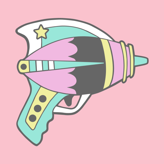 Rad Retro Ray Gun - Pastel by LuxCups