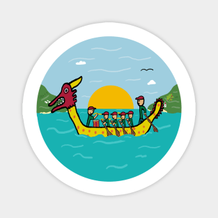 Dragon Boat Racing Magnet