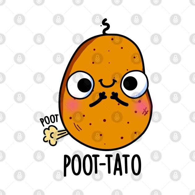 Poot-tato Funny Farting Potato Pun by punnybone