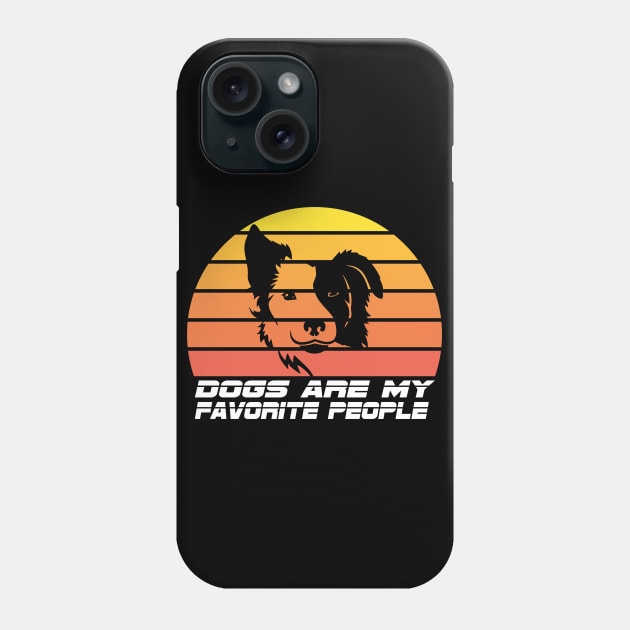 Dogs are my favorite people Phone Case by bakmed