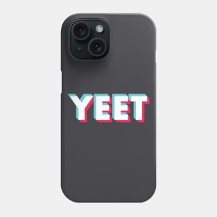 Yeet Glitch White Phone Case