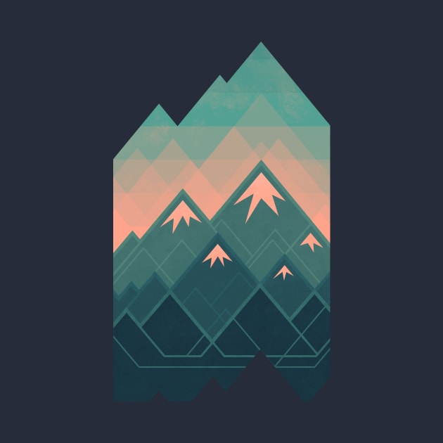 Geometric Mountains by Waynem