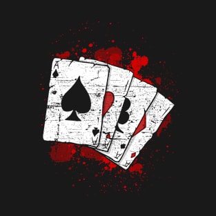 Aces Poker Cards T-Shirt