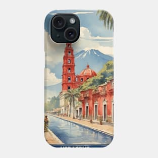 Coatepec Veracruz Mexico Vintage Tourism Travel Phone Case