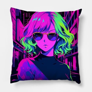 cool girl Pillow