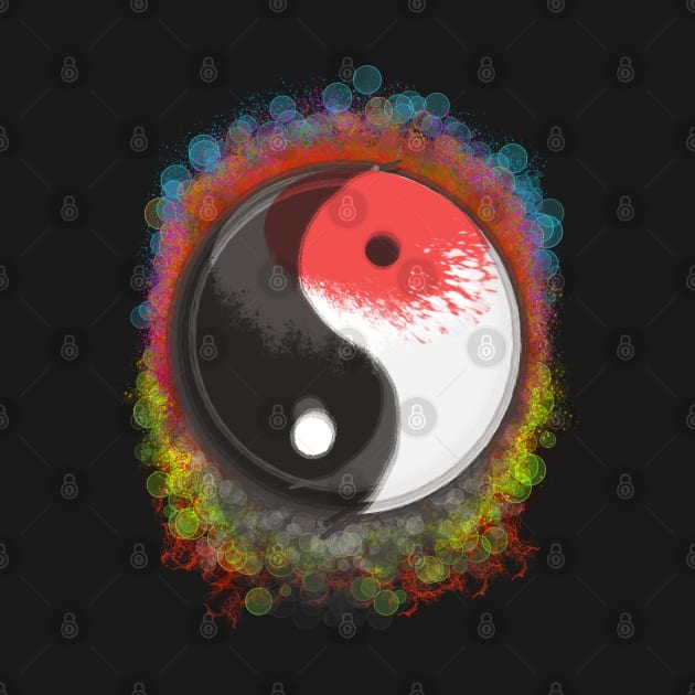 Yin Yang Art Design by Markyartshop