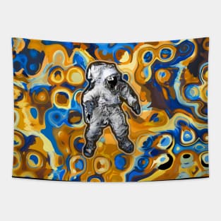 Moon in Colors Tapestry