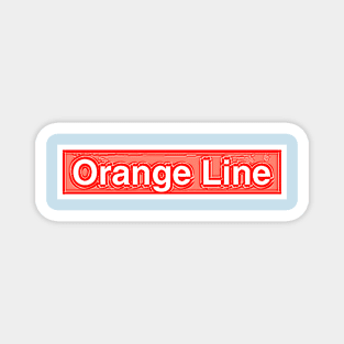 Orange Line Magnet