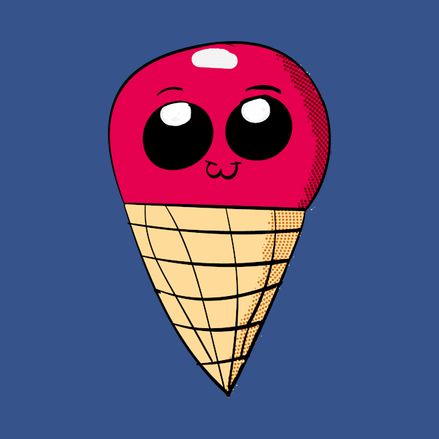 Chibi Ice Cream Cone Character by Eric03091978