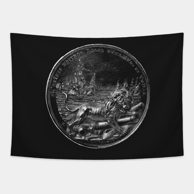 History Medal Treaty of Breda Tapestry by pelagio