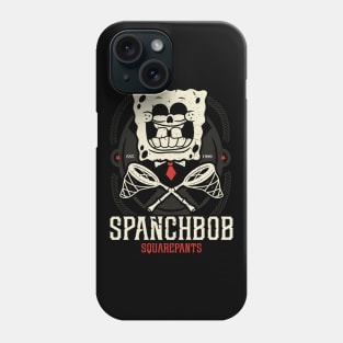 spongebob squarepants skull and Bones butterfly net Phone Case