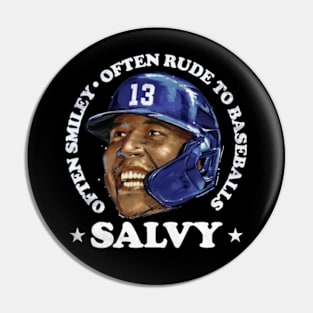 salvador perez rude to baseballs Pin