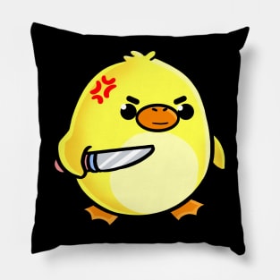 cute and deadly chick Pillow